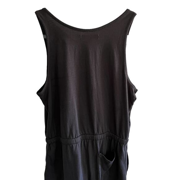 Spiritual Gangster Romper Gray Medium Pockets Drawstring - Picture 3 of 11